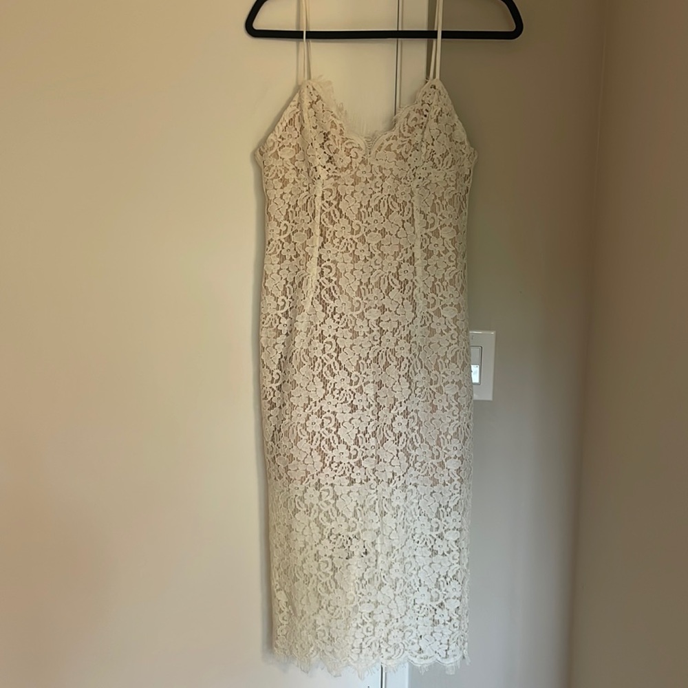 Ivory lace dress